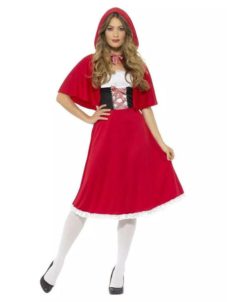 Womens Fancy Dress 01279M Womens Miss Red Riding Hood Costume - M